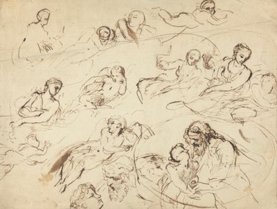 Studium dla Telemacha autorstwa Thomas Stothard