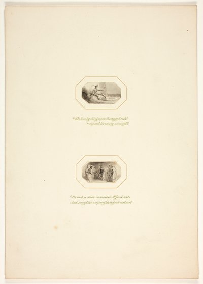 Studium do tablicy z The Task autorstwa Thomas Stothard