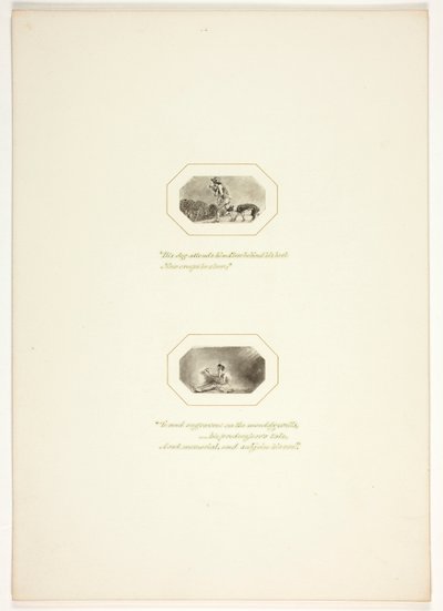 Studium do tablicy z The Task autorstwa Thomas Stothard