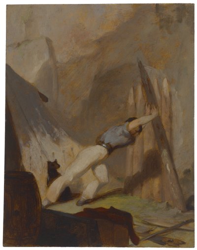 Budowa schronienia, ok.1856 autorstwa Thomas Sully