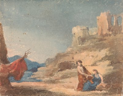 Postacie wśród ruin na wzgórzu autorstwa Thomas Sully