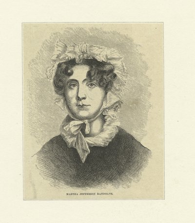 Martha Jefferson Randolph (drewno) autorstwa Thomas Sully