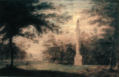 Stoke Park, kolumna Sir Edwarda Coke autorstwa Thomas Sully