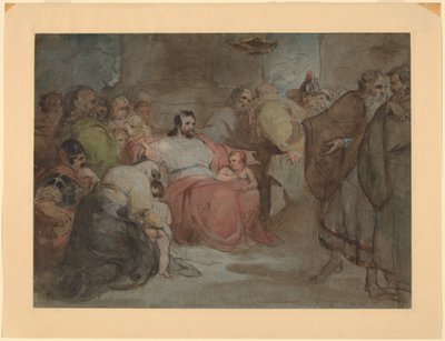 Cierpieć małe dzieci autorstwa Thomas Sully