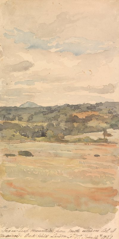 Sugar-Loaf Mountain, z północnego okna, płk J. Monroe