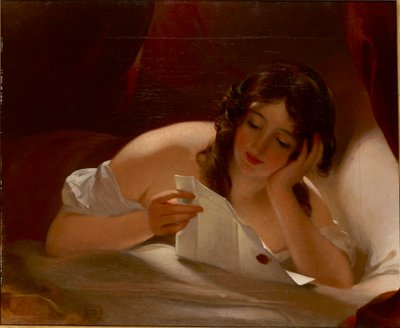 List miłosny, 1834 autorstwa Thomas Sully
