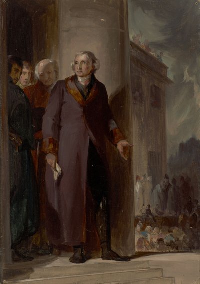 Thomas Jefferson (1743-1826), LL.D. 1786 autorstwa Thomas Sully