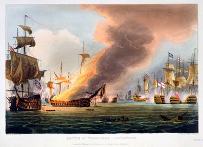 Bitwa pod Trafalgarem, 21 października 1805 1816 r. autorstwa Thomas Sutherland