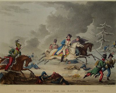 Lot Bonapartego z bitwy pod Krasnem, 1815 autorstwa Thomas Sutherland
