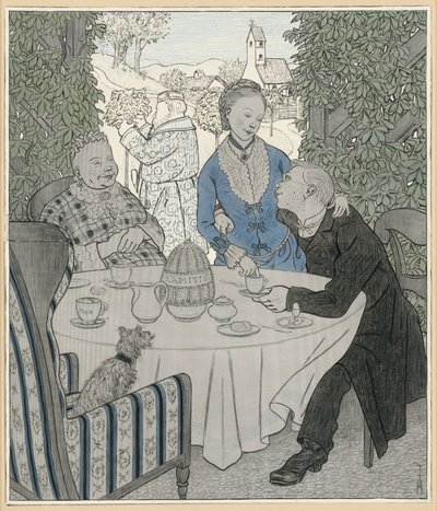 Kandydat do posługi kaznodziejskiej (Zdjęcia z życia rodzinnego, nr 13) autorstwa Thomas Theodor Heine