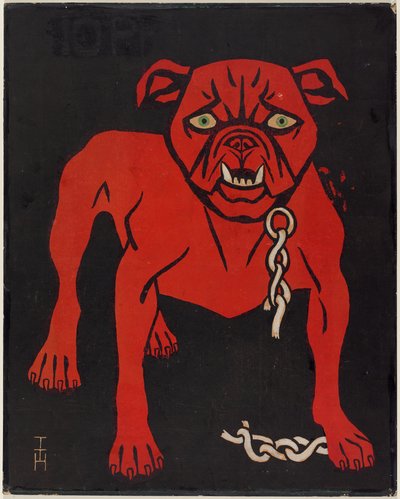 Die Simplicissimus-Bulldogge autorstwa Thomas Theodor Heine