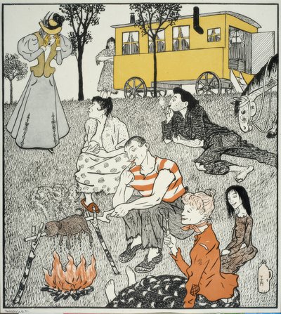 Zjazd. / Och Puzzi, muszę cię tak znaleźć! autorstwa Thomas Theodor Heine
