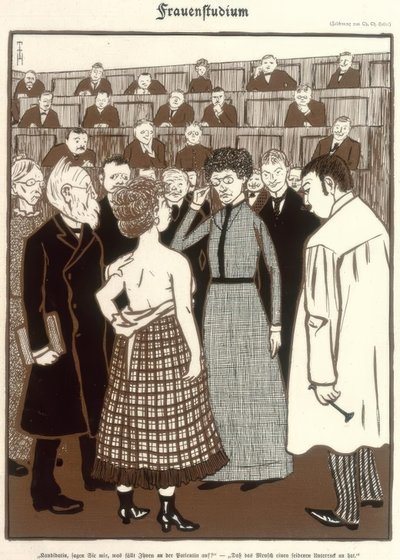 Studia kobiece autorstwa Thomas Theodor Heine