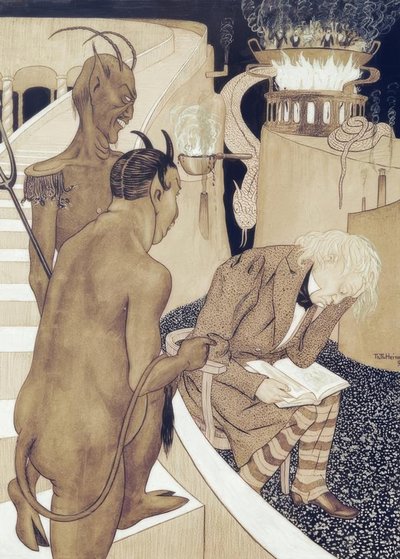Rewizja Höllen autorstwa Thomas Theodor Heine