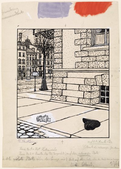 Po demonstracji ulicznej; Simplicissimus XIV/52 autorstwa Thomas Theodor Heine