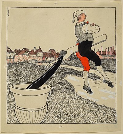 Czyste rozstanie, Simplicissimus XXV/9 autorstwa Thomas Theodor Heine