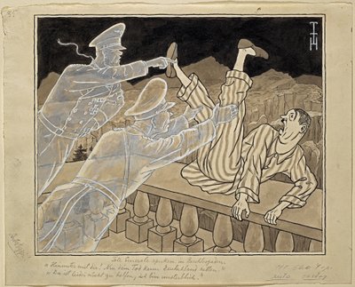 Martwi generałowie nawiedzają Berchtesgaden autorstwa Thomas Theodor Heine