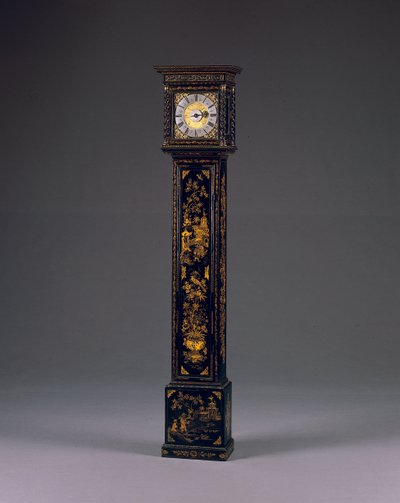 Zegar Karola II z trzydziestogodzinną kopertą, ok. 1680 (media mieszane) autorstwa Thomas Tompion
