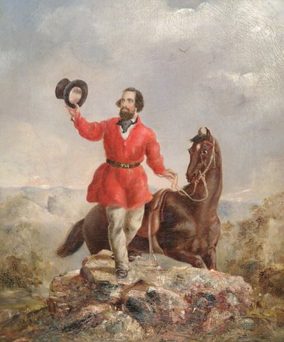 Pan E.H. Hargraves, złoty odkrywca Australii, 1851 r autorstwa Thomas Tyrwhitt Balcombe
