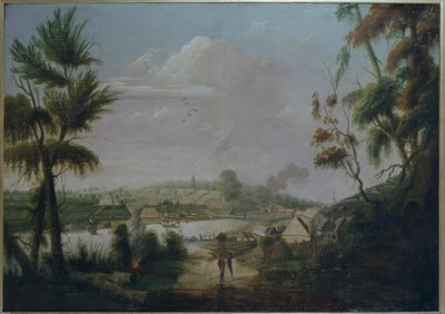 Widok na zatokę Sydney autorstwa Thomas Watling