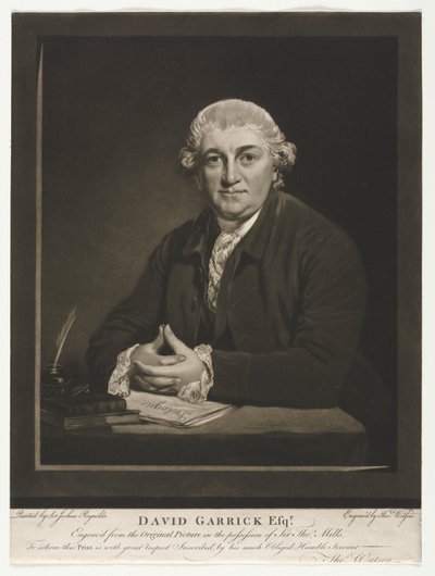 David Garrick, 1779. autorstwa Thomas Watson