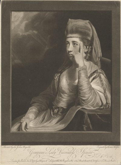 Margaret Georgiana Spencer (z domu Poyntz), hrabina Spencer autorstwa Thomas Watson