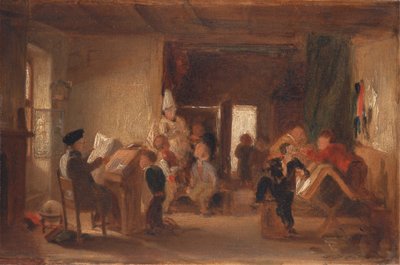 Studium „Sali szkolnej” autorstwa Thomas Webster