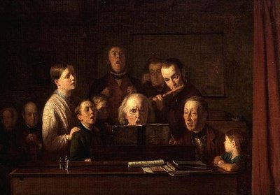 Ćwiczenia na wiejskim koncercie autorstwa Thomas Webster