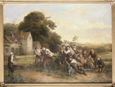 Gra w piłkę nożną autorstwa Thomas Webster