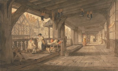Rzędy, Chester autorstwa Thomas Webster