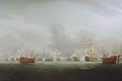 Bitwa chwalebna 1 czerwca 1794 r. autorstwa Thomas Whitcombe