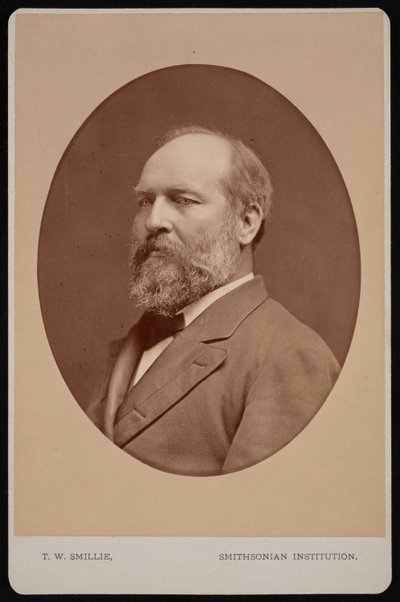 Portret Jamesa Abrama Garfielda 1831-1881, czerwiec 1880. autorstwa Thomas William Smillie