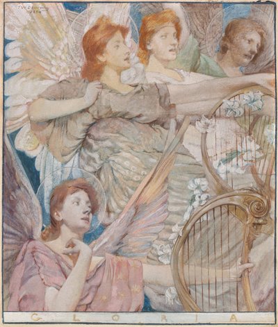 Gloria autorstwa Thomas Wilmer Dewing