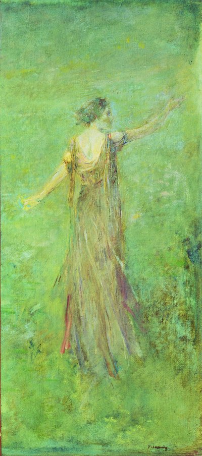 czerwiec, ok. 1920 (olej na płótnie) autorstwa Thomas Wilmer Dewing