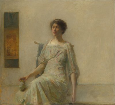 Dama z maską autorstwa Thomas Wilmer Dewing