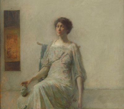 Dama z maską, 1911 autorstwa Thomas Wilmer Dewing