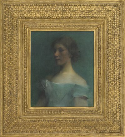Portret w kolorze niebieskim, 1898 autorstwa Thomas Wilmer Dewing