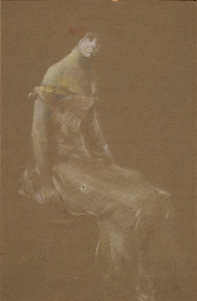 Portret damy w różu #3 autorstwa Thomas Wilmer Dewing