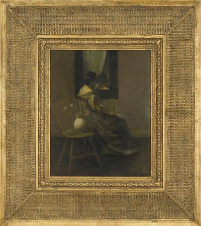 Lustro, 1907 (olej na desce) autorstwa Thomas Wilmer Dewing