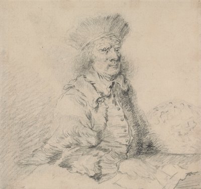 Rembrandt w futrzanej czapce autorstwa Thomas Worlidge
