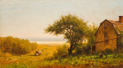 Dom nad morzem, ok. 1872 r. autorstwa Thomas Worthington Whittredge