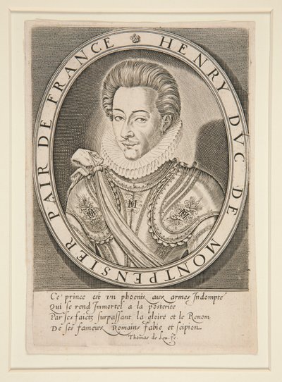 Henri de Bourbon, książę Montpensier autorstwa Thomas de Leu