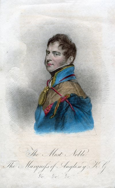 Henry William Paget, 1. markiz Anglesey, brytyjski żołnierz. autorstwa Thomson