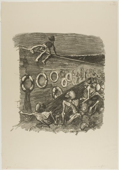 Pod ścianą federalistów autorstwa Théophile Alexandre Pierre Steinlen