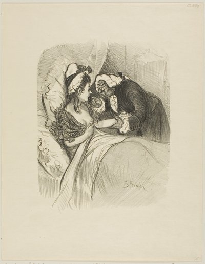 Dame Jacinthe autorstwa Théophile Alexandre Pierre Steinlen