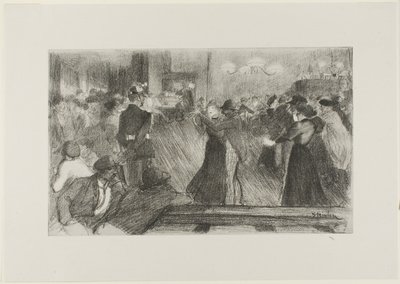 Sala taneczna autorstwa Théophile Alexandre Pierre Steinlen