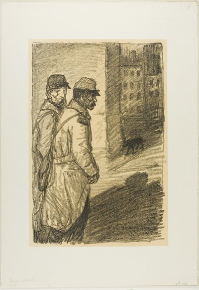 Błędne psy autorstwa Théophile Alexandre Pierre Steinlen
