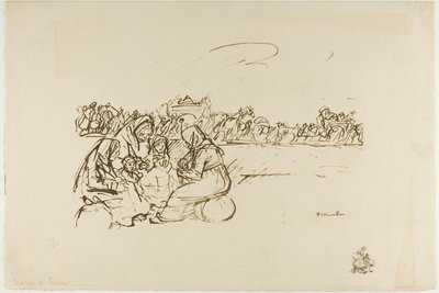 Ewakuowani z Verdun, płyta trzydziesta z Actualités autorstwa Théophile Alexandre Pierre Steinlen