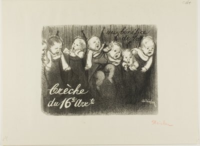 Na rzecz żłobka 16th Arrondissement autorstwa Théophile Alexandre Pierre Steinlen