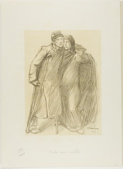Pomoc rannym autorstwa Théophile Alexandre Pierre Steinlen
